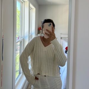 NWT glassons white sweater